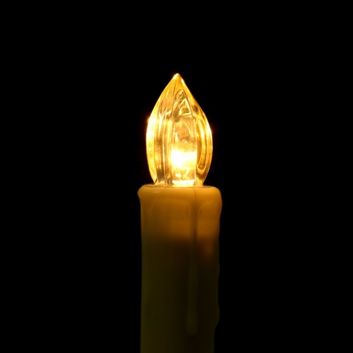 Светодиодная гирлянда для дома (теплый свет) Vegas Свечи на прищепках 6 LED 1,5 м 220V 55127 фото 3